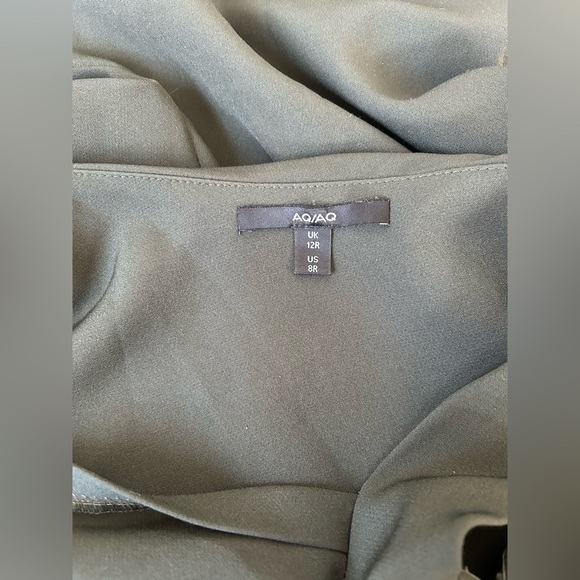 AQ/AQ DIDION STRUCTURED JUMPSUIt, HIDDEN ZIP, TAILORED LEG, SIDE SPLIT US 8R - Picture 4 of 8